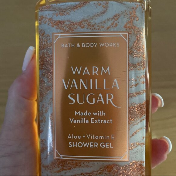 Bath and Body Works Warm Vanilla Sugar Shower Gel Full Size 10 Oz Brand New - Picture 3 of 6